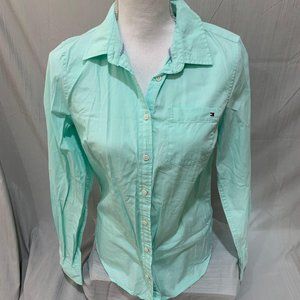 Tommy Hilfiger / S / Mint Button Up